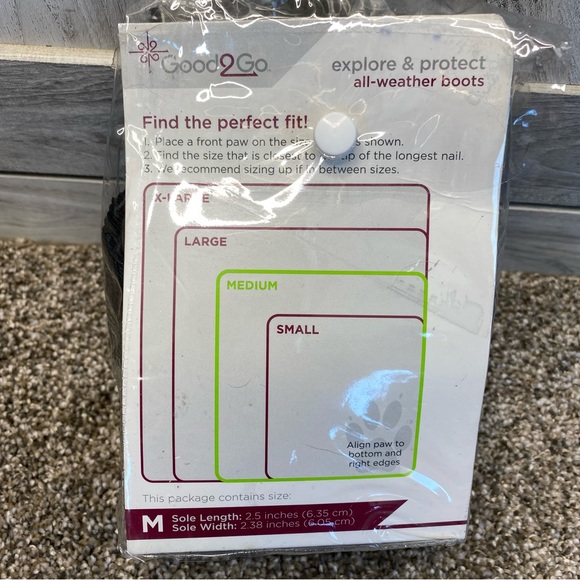 Good2Go Black Fleece-Lined All-Weather Dog Boots - Picture 6 of 6